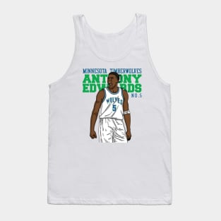 Anthony Edwards Comic Style Tank Top